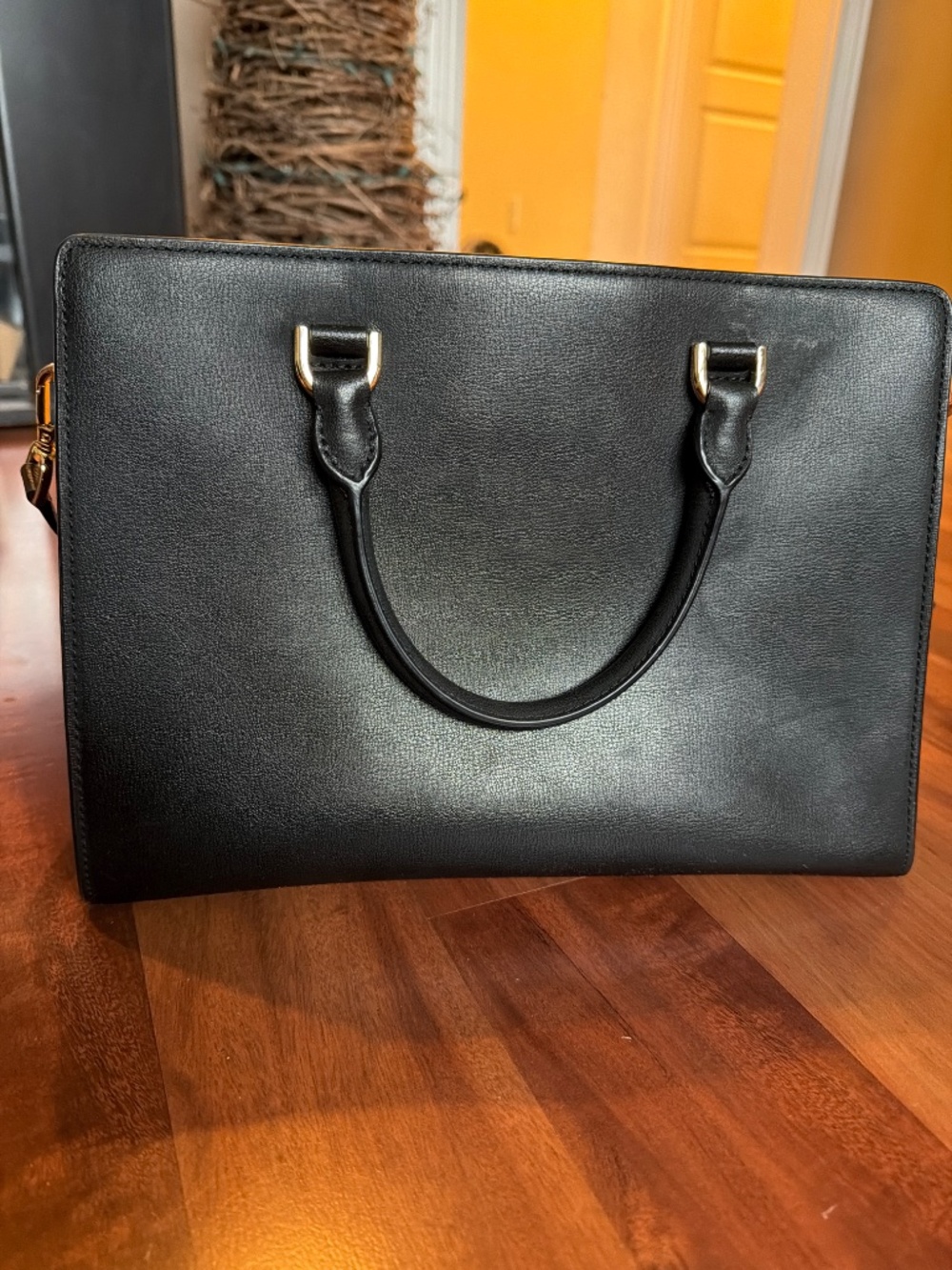 Michael Kors Black Smooth Leather Handbag - Picture 4 of 10
